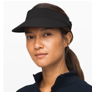 Lululemon Fast Paced Visor In Black
